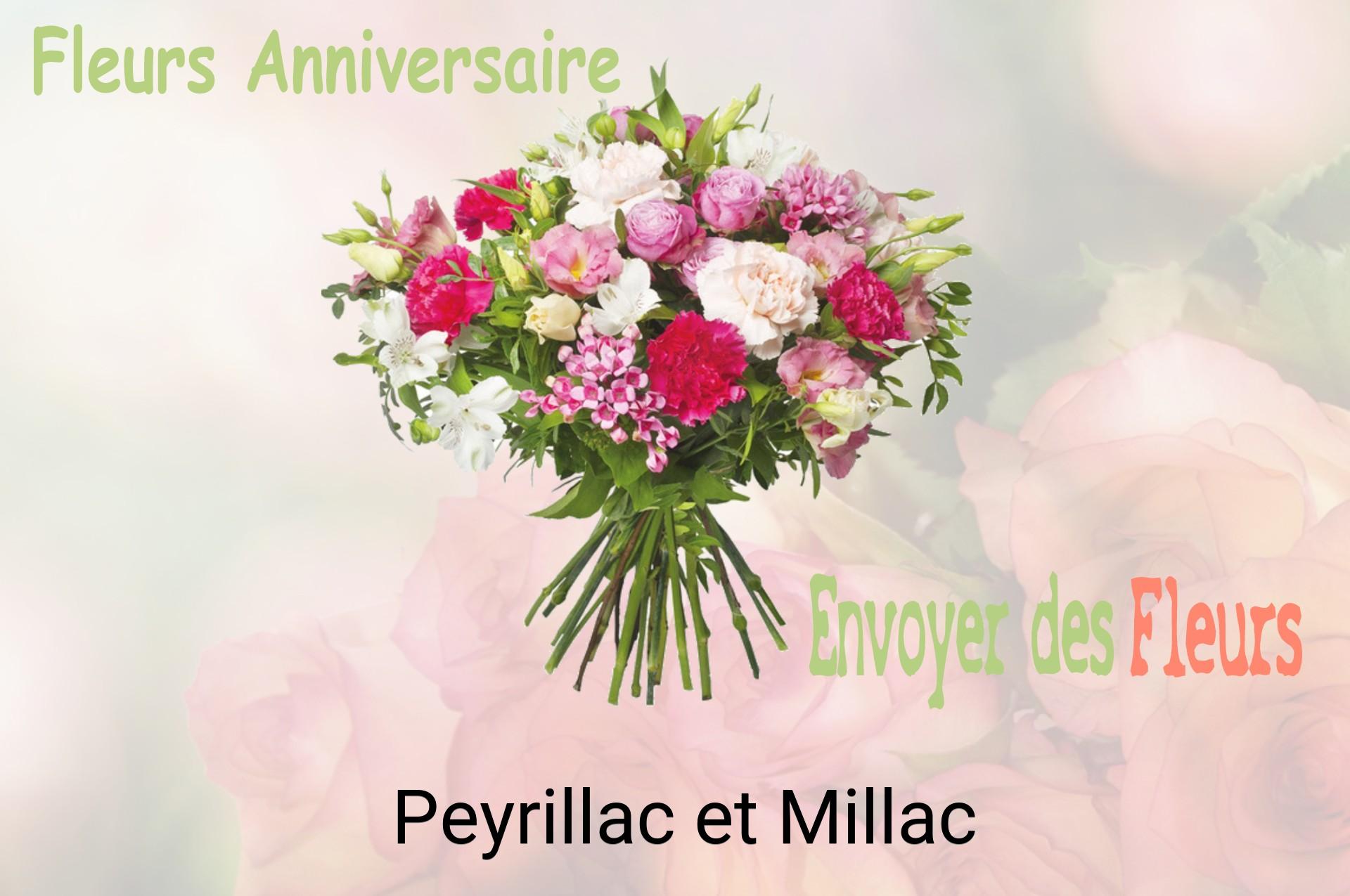 Bouquet de fleurs d’anniversaire livré à Peyrillac-et-Millac