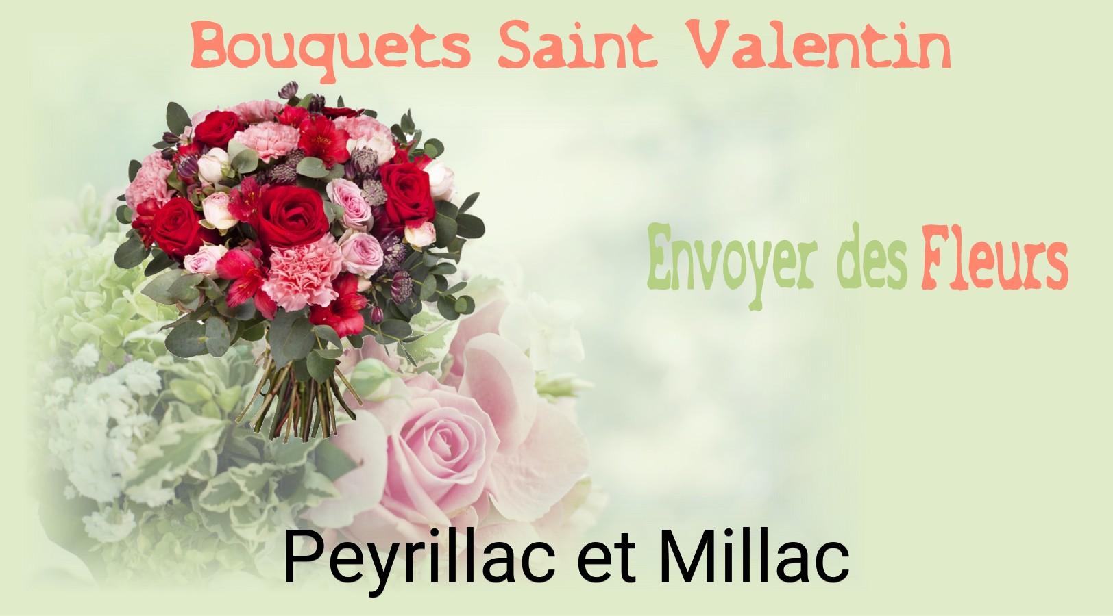 Roses de Saint-Valentin livrées à Peyrillac-et-Millac